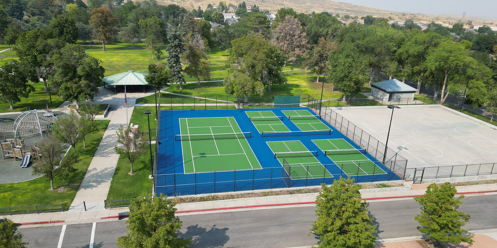 Copperton Park Utah Tennis Court